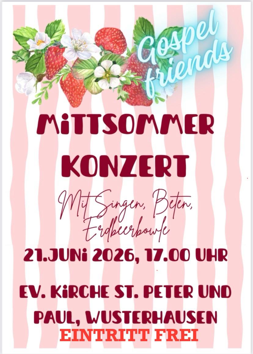 Plakat Mitsommerkonzert